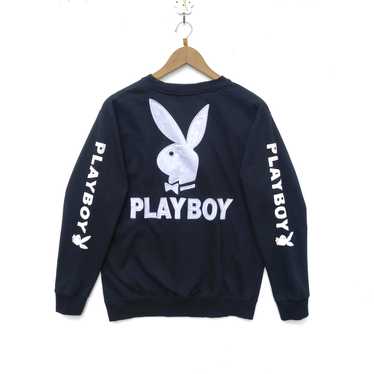 Playboy × Vintage Vtg Playboy Sweatshirt Big Logo… - image 1