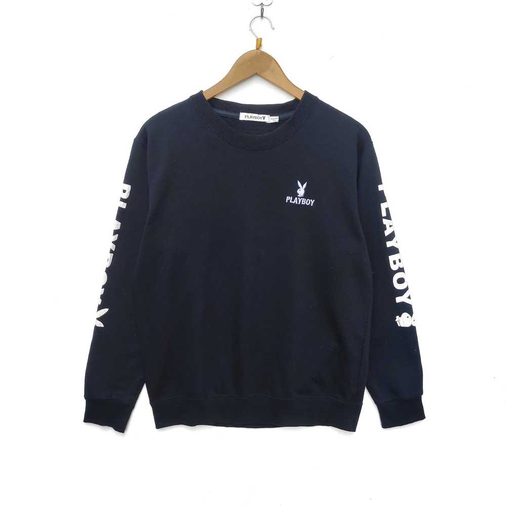 Playboy × Vintage Vtg Playboy Sweatshirt Big Logo… - image 2