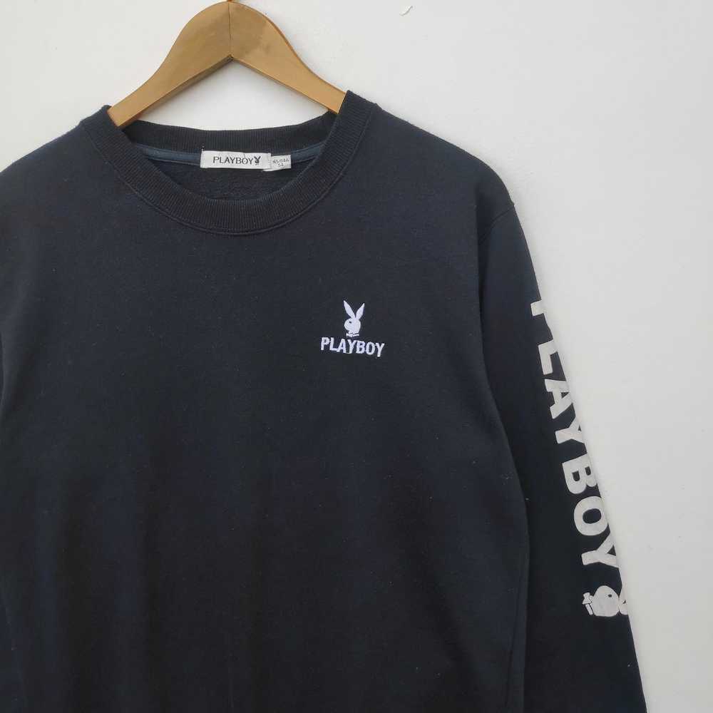 Playboy × Vintage Vtg Playboy Sweatshirt Big Logo… - image 4