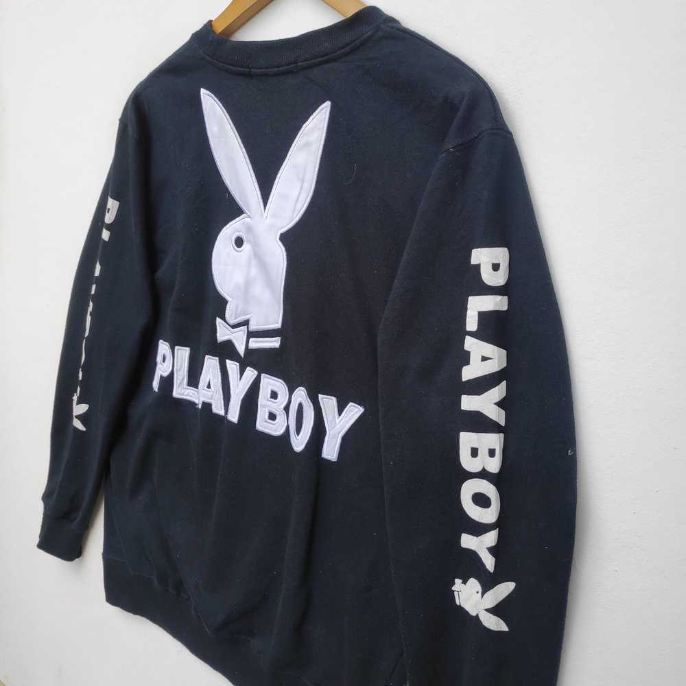 Playboy × Vintage Vtg Playboy Sweatshirt Big Logo… - image 5