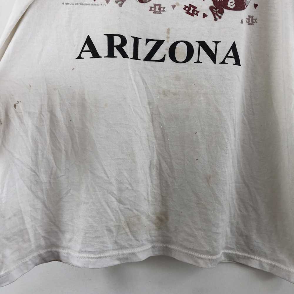 Art × Vintage Vtg Arizona Shirt Distressed Paints… - image 9