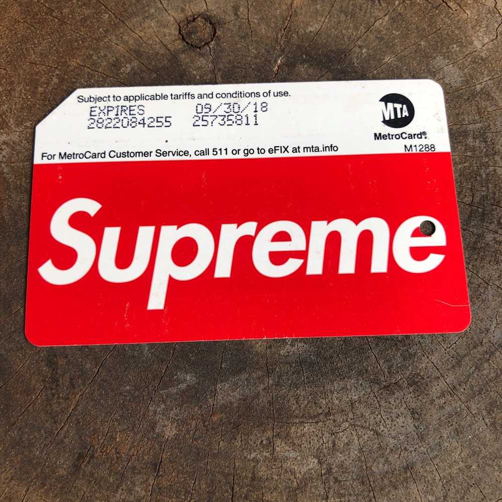 Supreme Supreme Metro Card - image 1