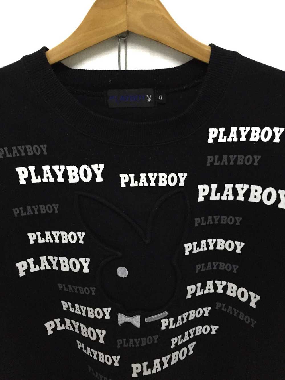 Playboy Vintage Playboy Sweatshirt Big Logo Embro… - image 3