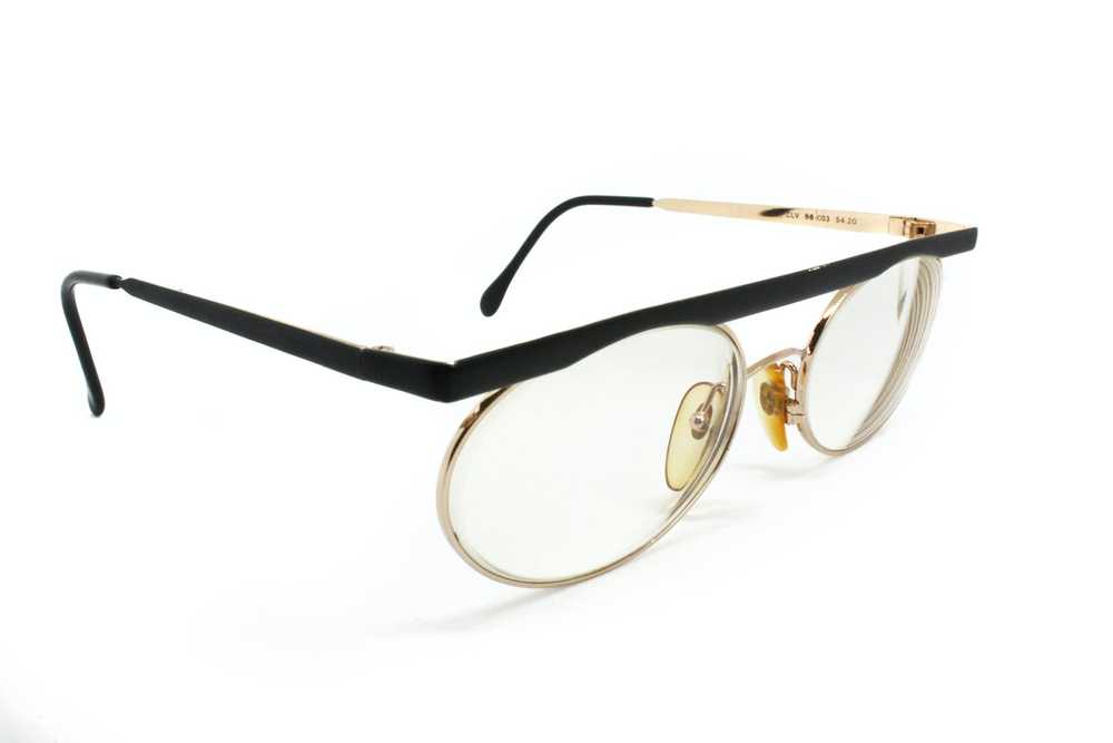 Vintage Flat top 1970s eyeglasses hand-assembled … - image 3