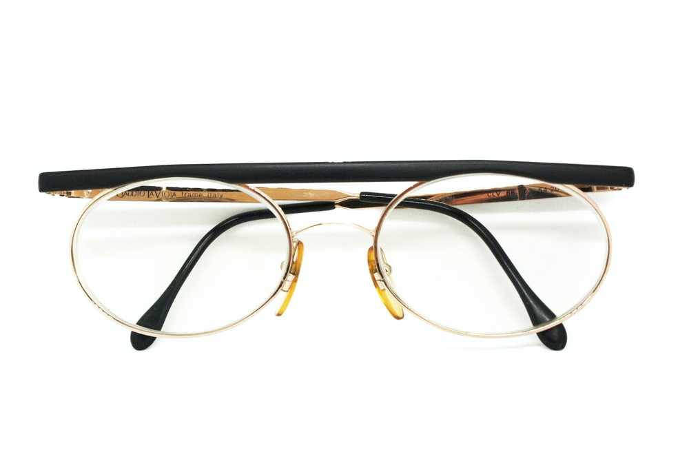 Vintage Flat top 1970s eyeglasses hand-assembled … - image 4