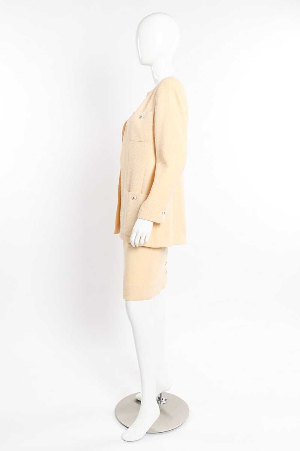 CHANEL Bouclé Jacket and Skirt Set - image 2