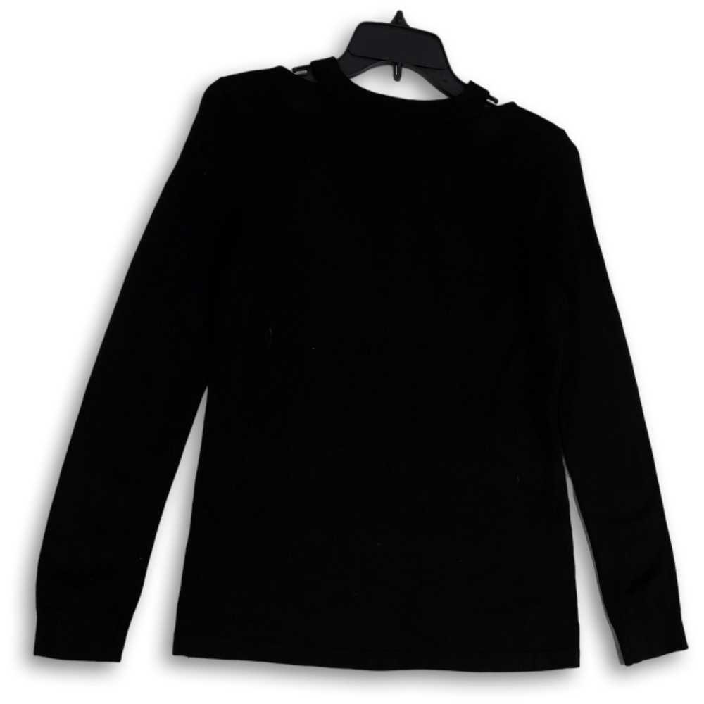 Calvin Klein NWT Womens Black Crew Neck Long Slee… - image 2