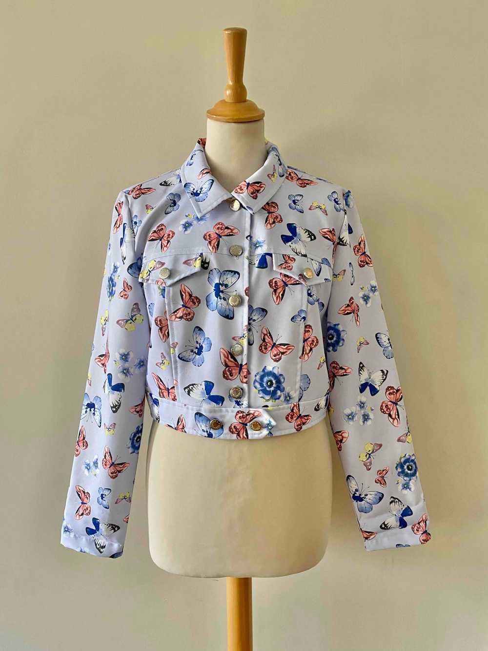 Short butterfly jacket - Cropped butterfly jacket… - image 2