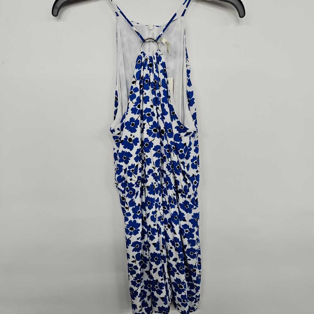 Francesca's Mi Ami White And Blue Floral Romper - image 1