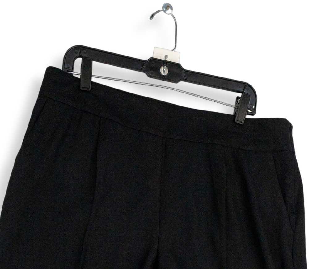 DKNY Womens Black Pleated Front Slash Pocket Pull… - image 3