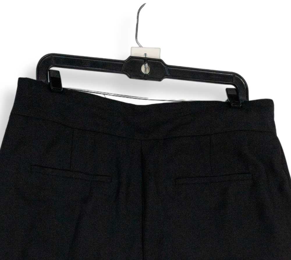 DKNY Womens Black Pleated Front Slash Pocket Pull… - image 4