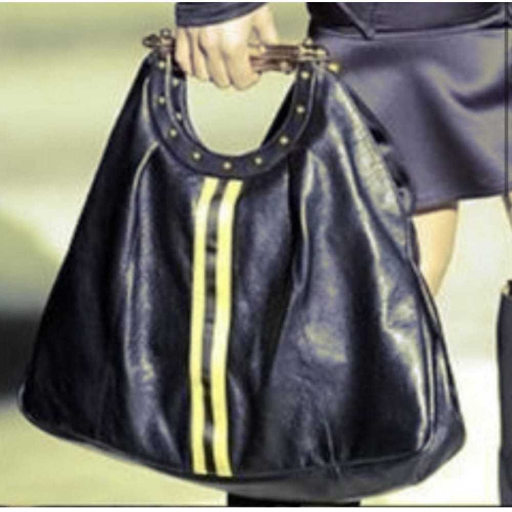Gucci Bamboo Top Handle leather handbag - image 2