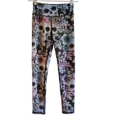 Evolution and Creation (EVCR) white camo lined leggings with leg pockets,  XL