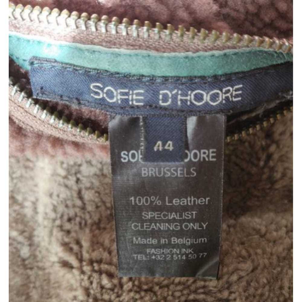 Sofie D'Hoore Leather coat - image 2