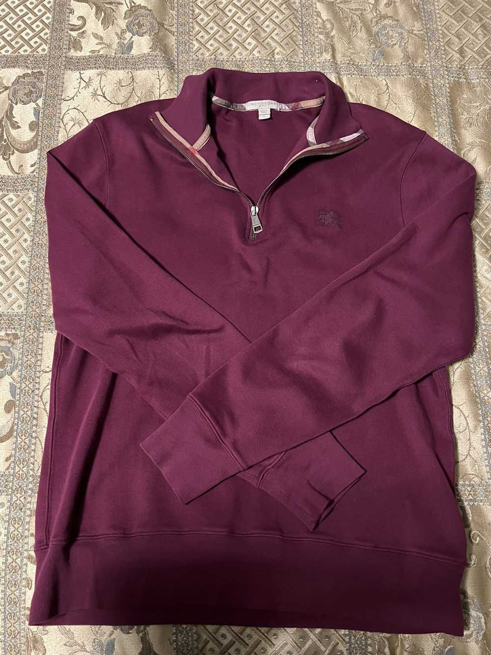 Burberry Burberry Half Zip Sweater Size Medium - image 1