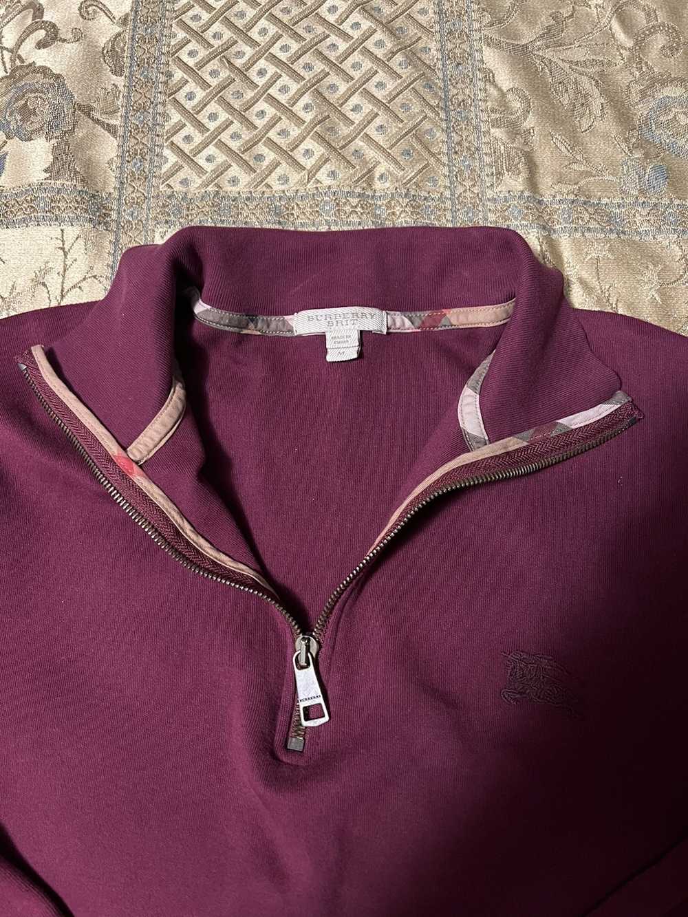 Burberry Burberry Half Zip Sweater Size Medium - image 2