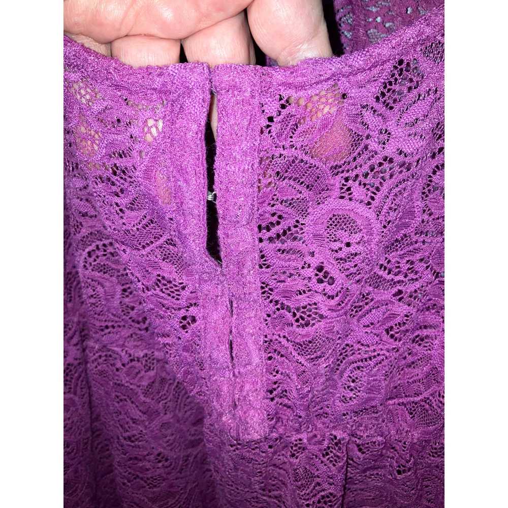 Other Torrid Lace Babydoll Magenta Blouse 3X! - image 7