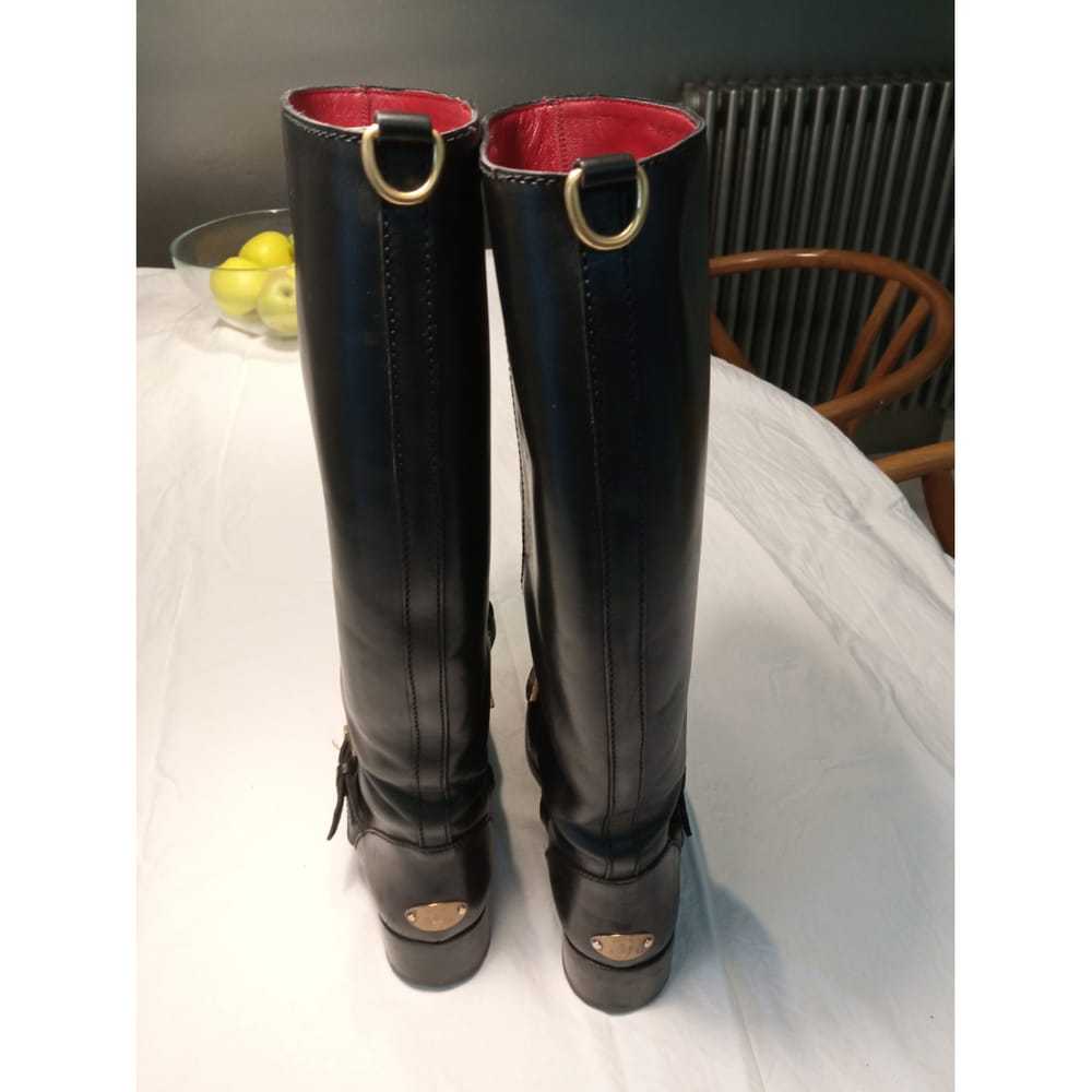 Bally Leather riding boots - image 3