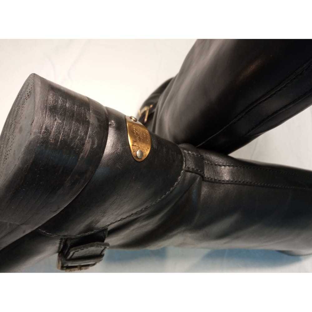 Bally Leather riding boots - image 5