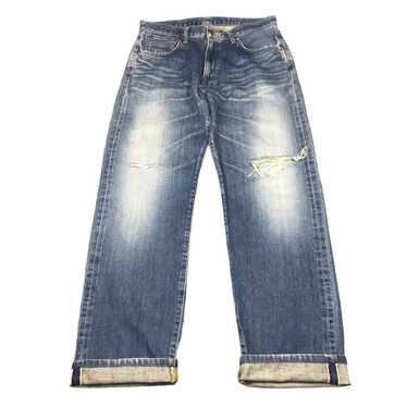 パンツ EDWIN 505X 5505 SELVEDGE JEANS EDWIN 505X 5505 SELVEDGE JEANS ダメージ加工 赤身 - メルカリ