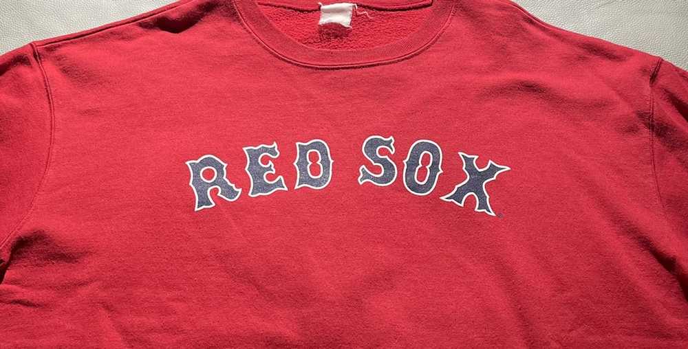 Vintage Vintage 90s MLB Boston Red Soxs Spellout … - image 3