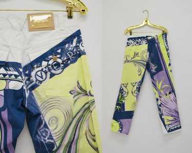 90s printed pants versace - Gem