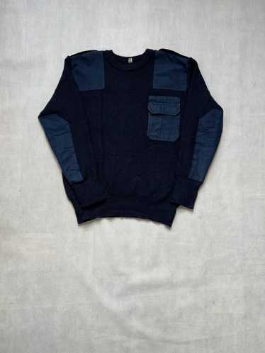 Military × Vintage Sweater army military pocket vi