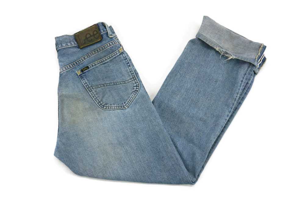 Lee × Vintage × Workers Half Selvedge Jeans 90s L… - image 4