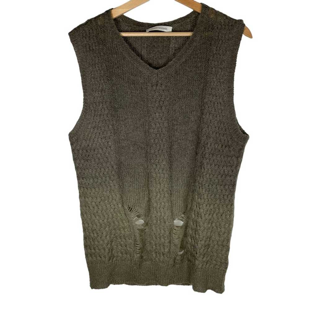 Pierre Balmain Pierre Balmain Wool Vest Sweater C… - image 1