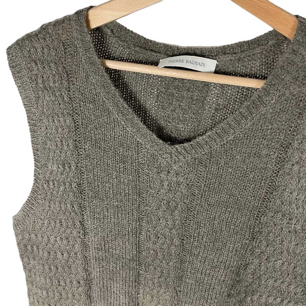 Pierre Balmain Pierre Balmain Wool Vest Sweater C… - image 2