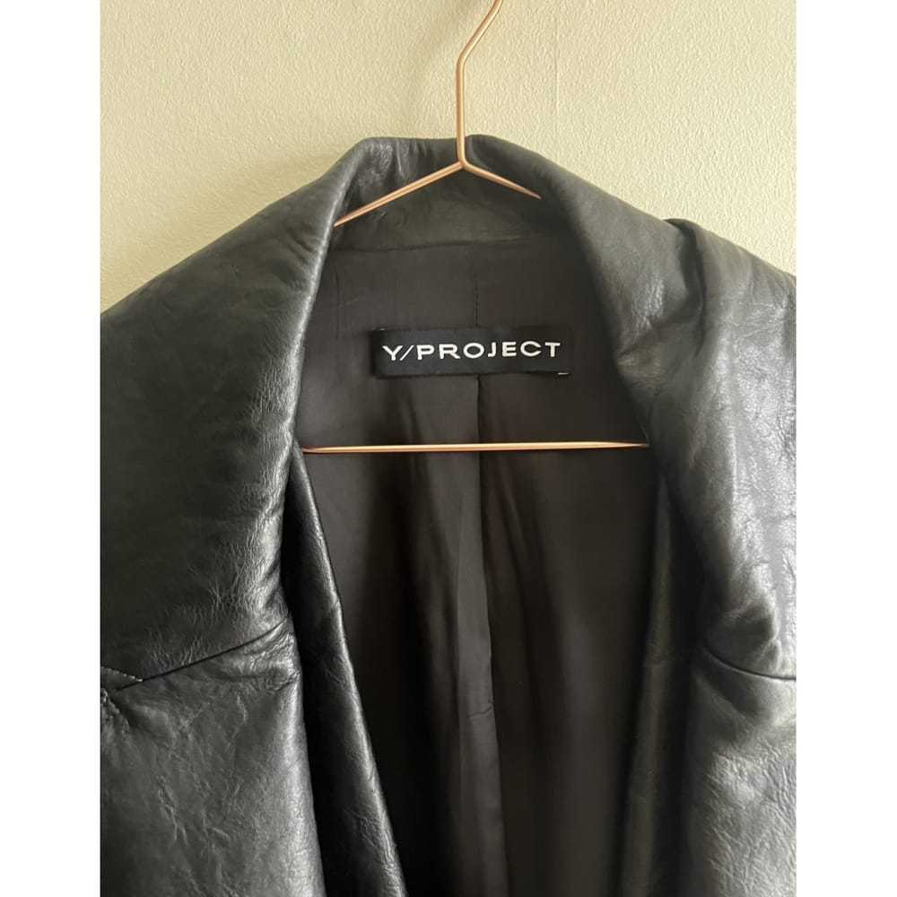 Y/Project Leather jacket - image 2