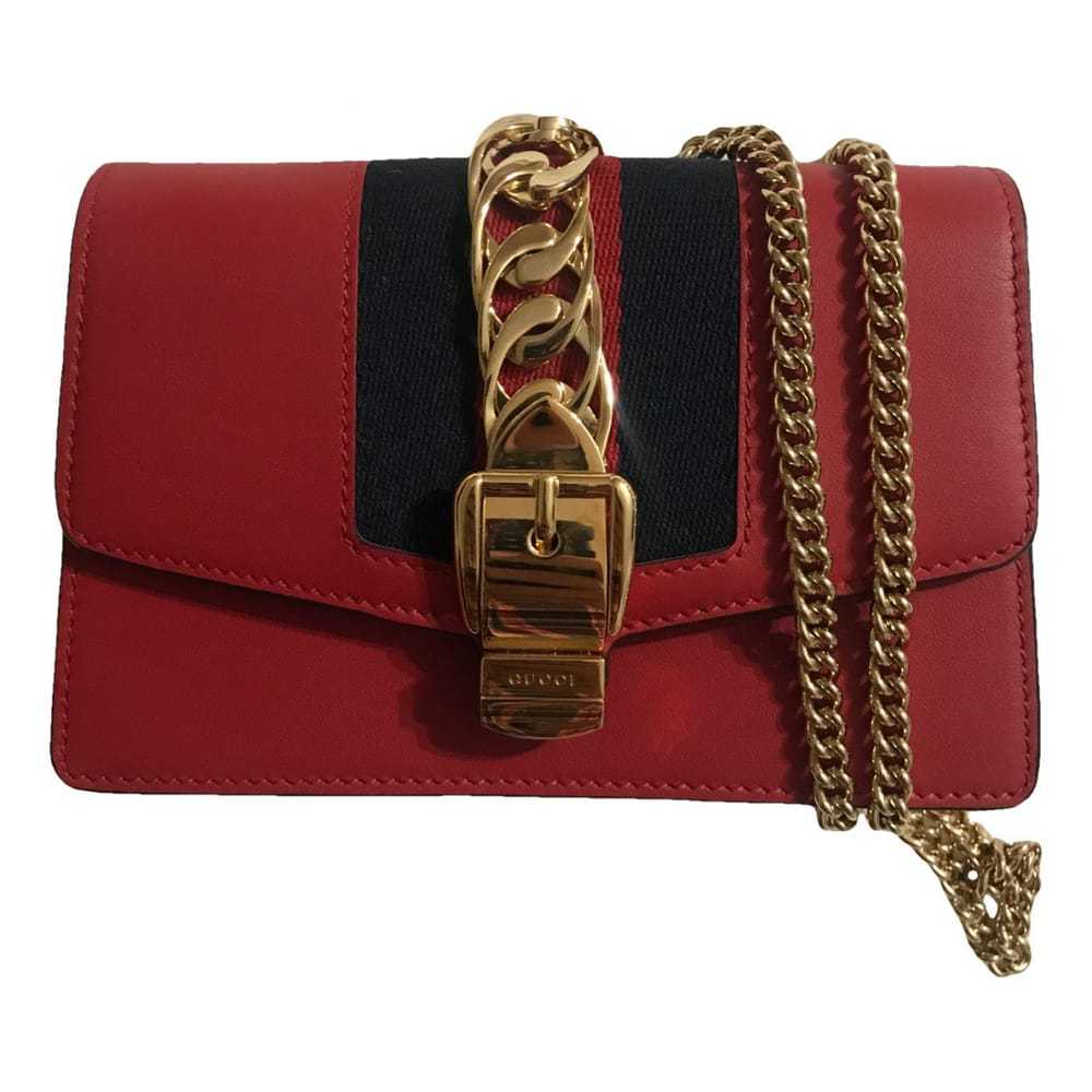 Gucci Sylvie leather clutch bag - image 1