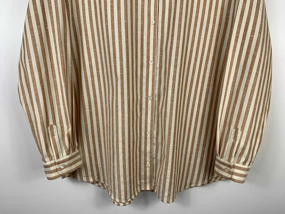 Sezane Sezane Max Oversize Button Up Shirt Stripe… - image 3