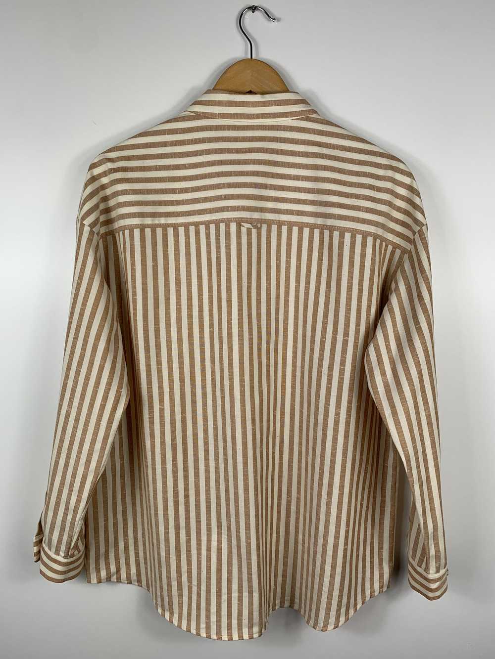 Sezane Sezane Max Oversize Button Up Shirt Stripe… - image 4