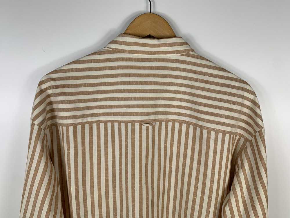 Sezane Sezane Max Oversize Button Up Shirt Stripe… - image 5
