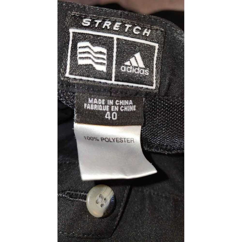 Adidas Adidas Mens Size 40 Solid Black Stretch Sh… - image 9