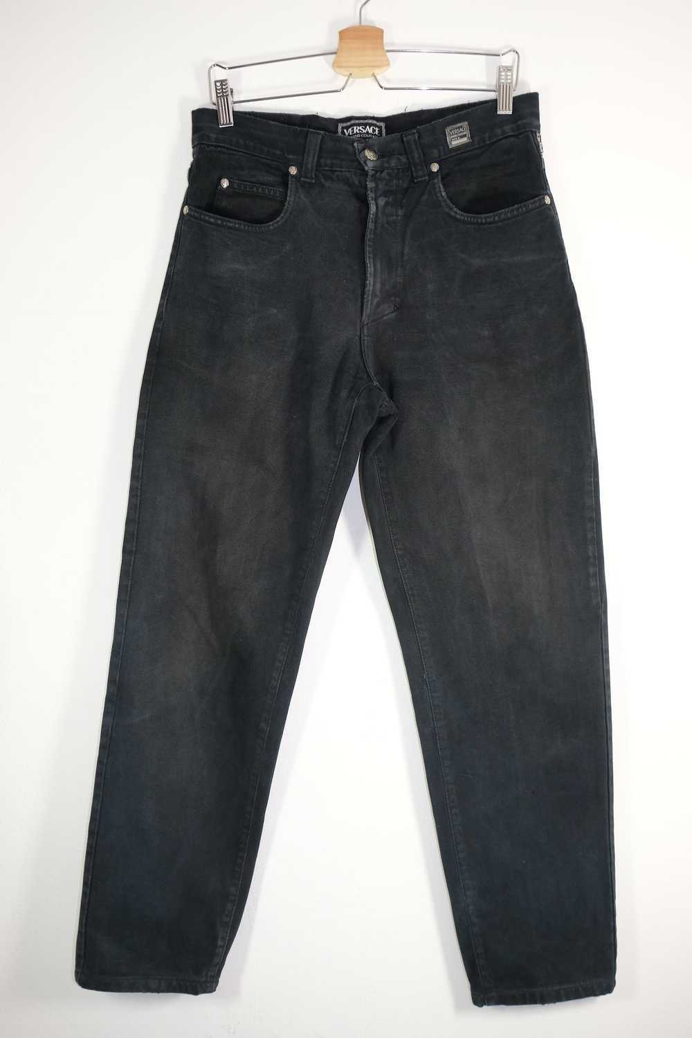 Versace Jeans Couture VJC Black Baggy Mom Jeans - image 1