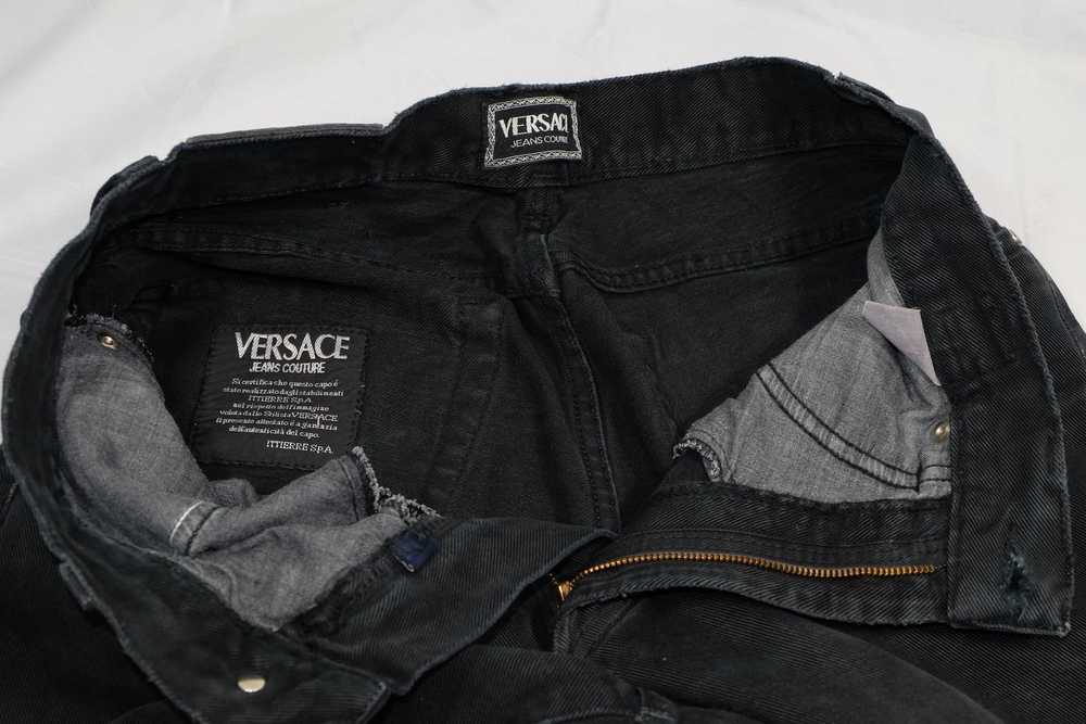 Versace Jeans Couture VJC Black Baggy Mom Jeans - image 5