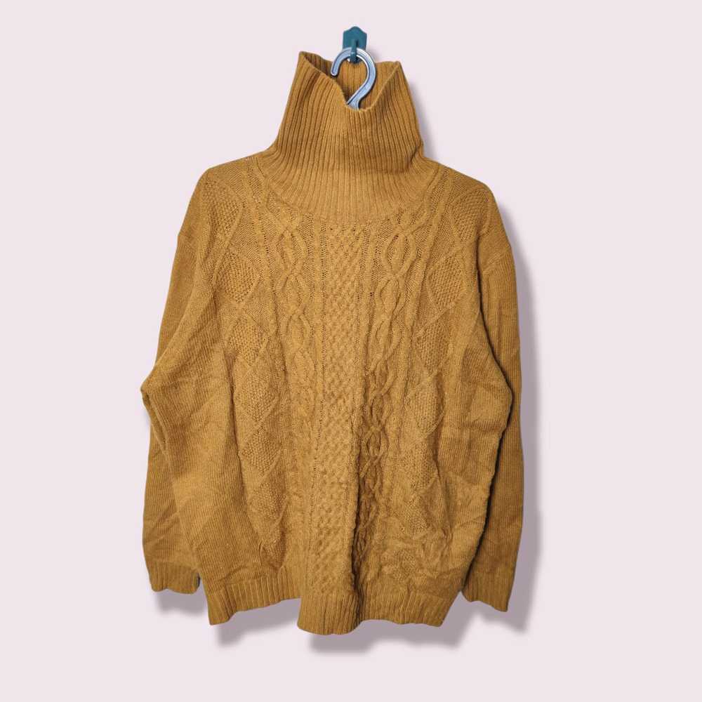 Aran Isles Knitwear × Coloured Cable Knit Sweater… - image 1