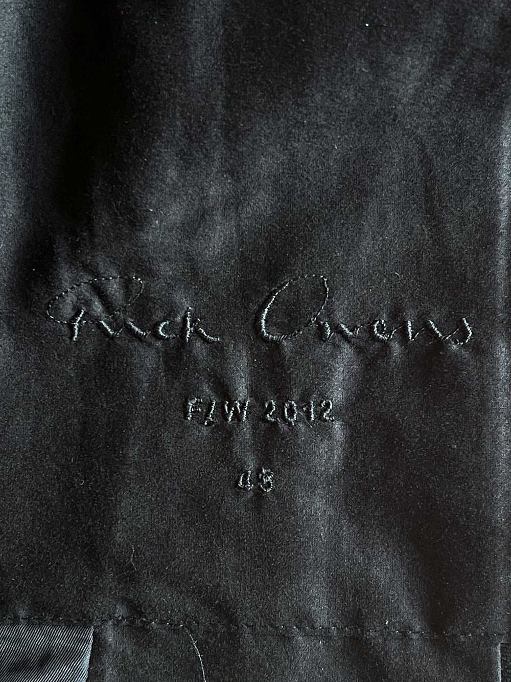 Rick Owens AW13 Silk Shawl Blazer Jacket - image 3