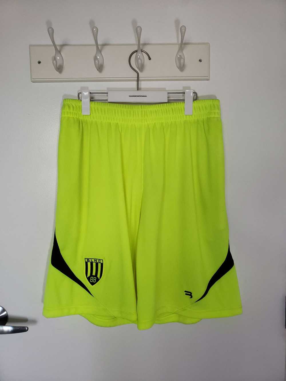 Balenciaga Winter 20 Neon Soccer Shorts - image 2