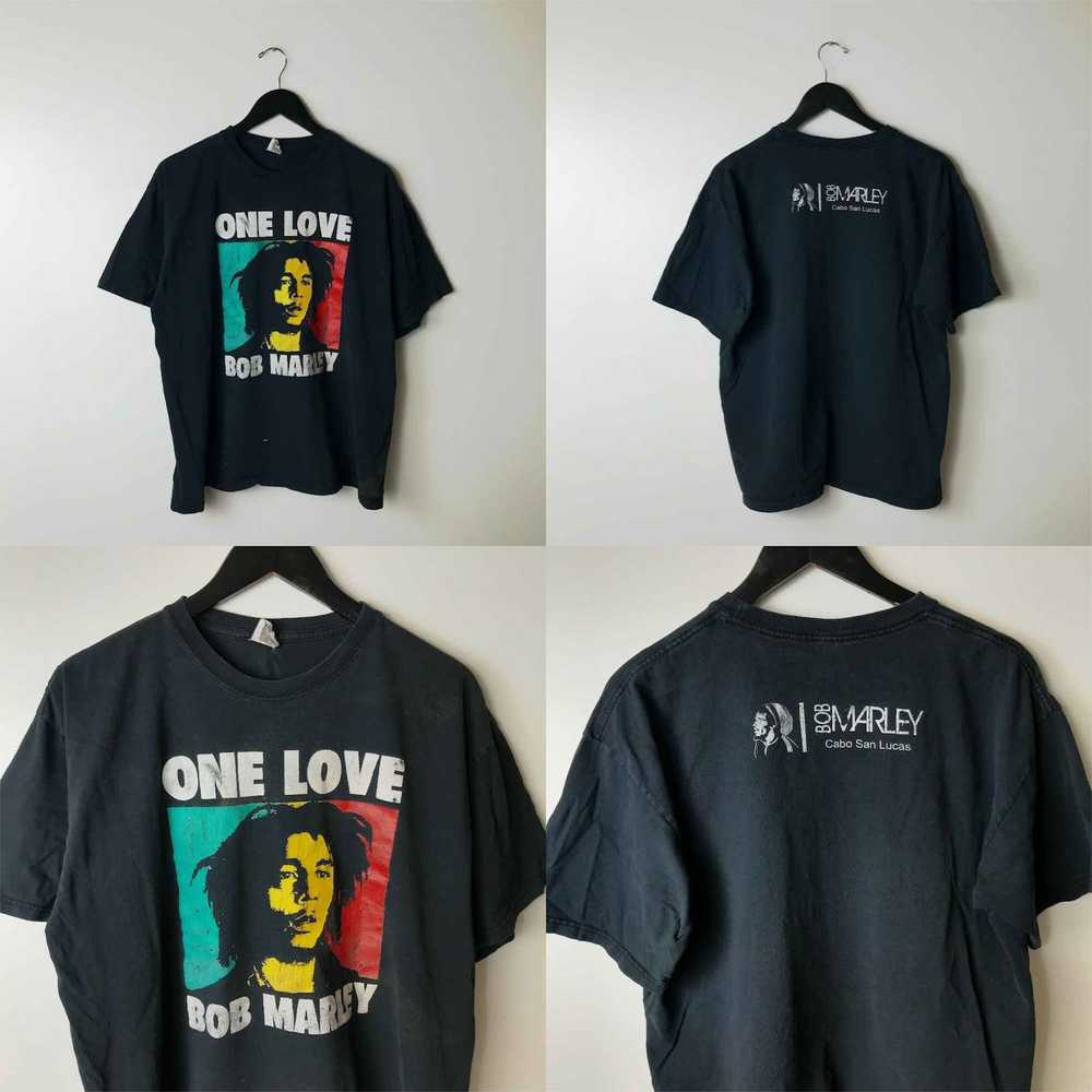 Bob Marley × Streetwear × Vintage One Love Bob Ma… - image 11