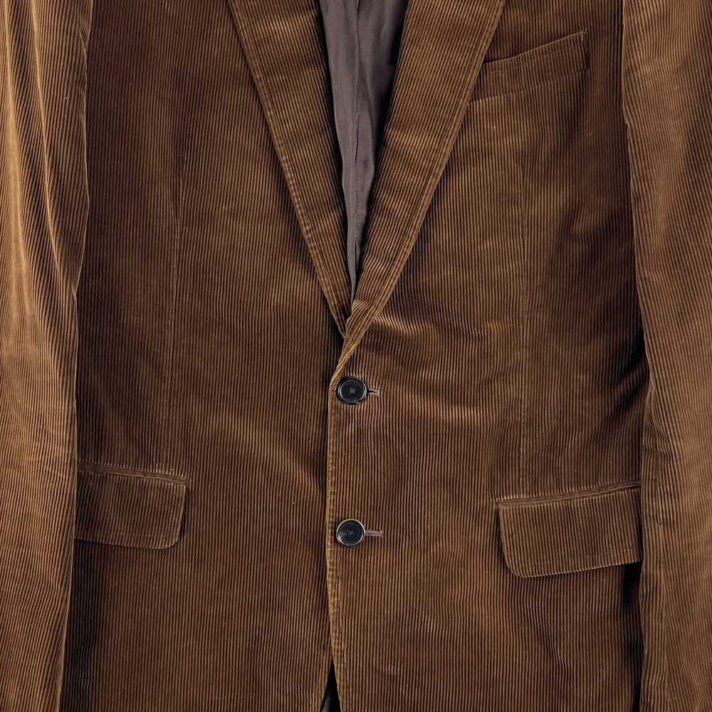 Louis Vuitton Louis Vuitton Brown Corduroy Blazer - image 3