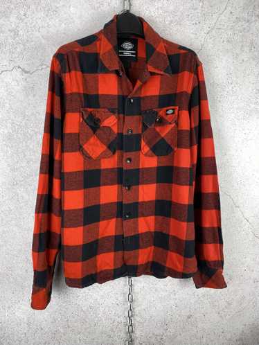 Dickies × Streetwear × Vintage Dickies Flannel Sh… - image 1