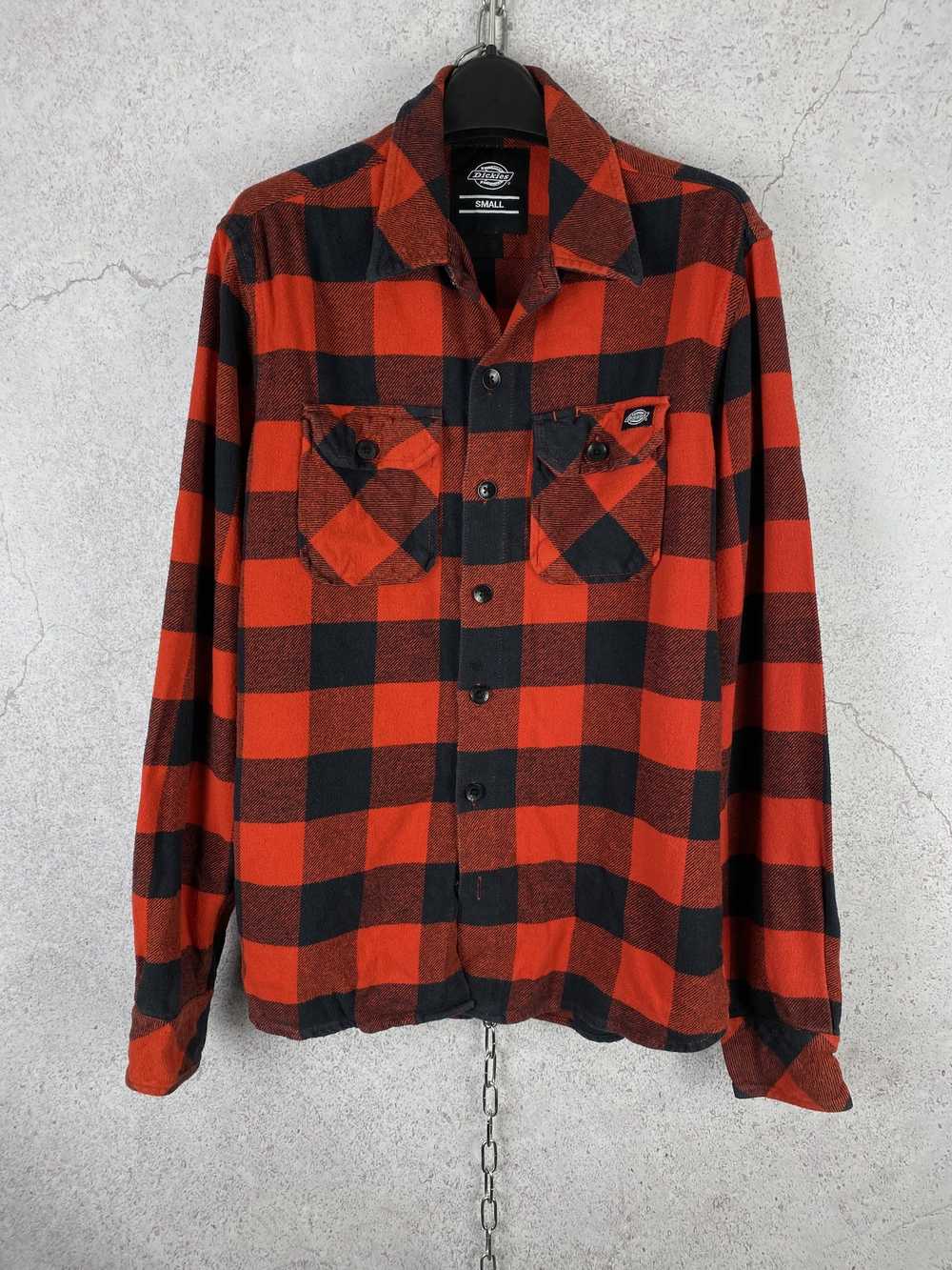 Dickies × Streetwear × Vintage Dickies Flannel Sh… - image 2