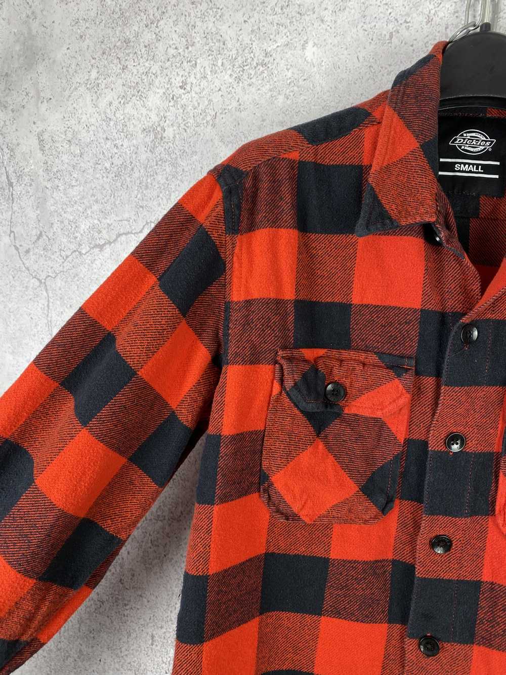 Dickies × Streetwear × Vintage Dickies Flannel Sh… - image 3