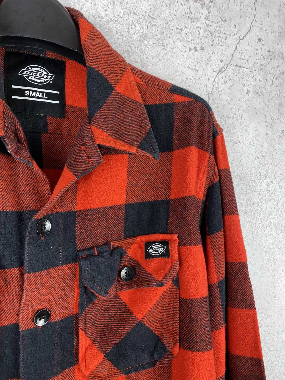 Dickies × Streetwear × Vintage Dickies Flannel Sh… - image 4