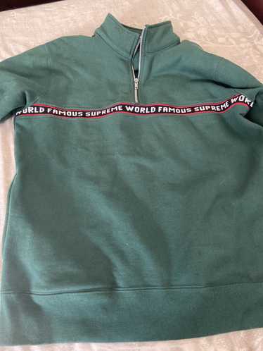 Supreme world famous half clearance zip pullover