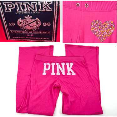 VICTORIA SECRET PINK Small Pants Y2K Vintage 2000s Fold Dazzle