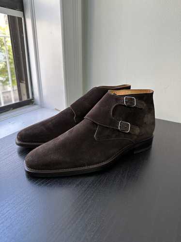 Suitsupply Suitsupply Brown Suede Monk Boots - image 1